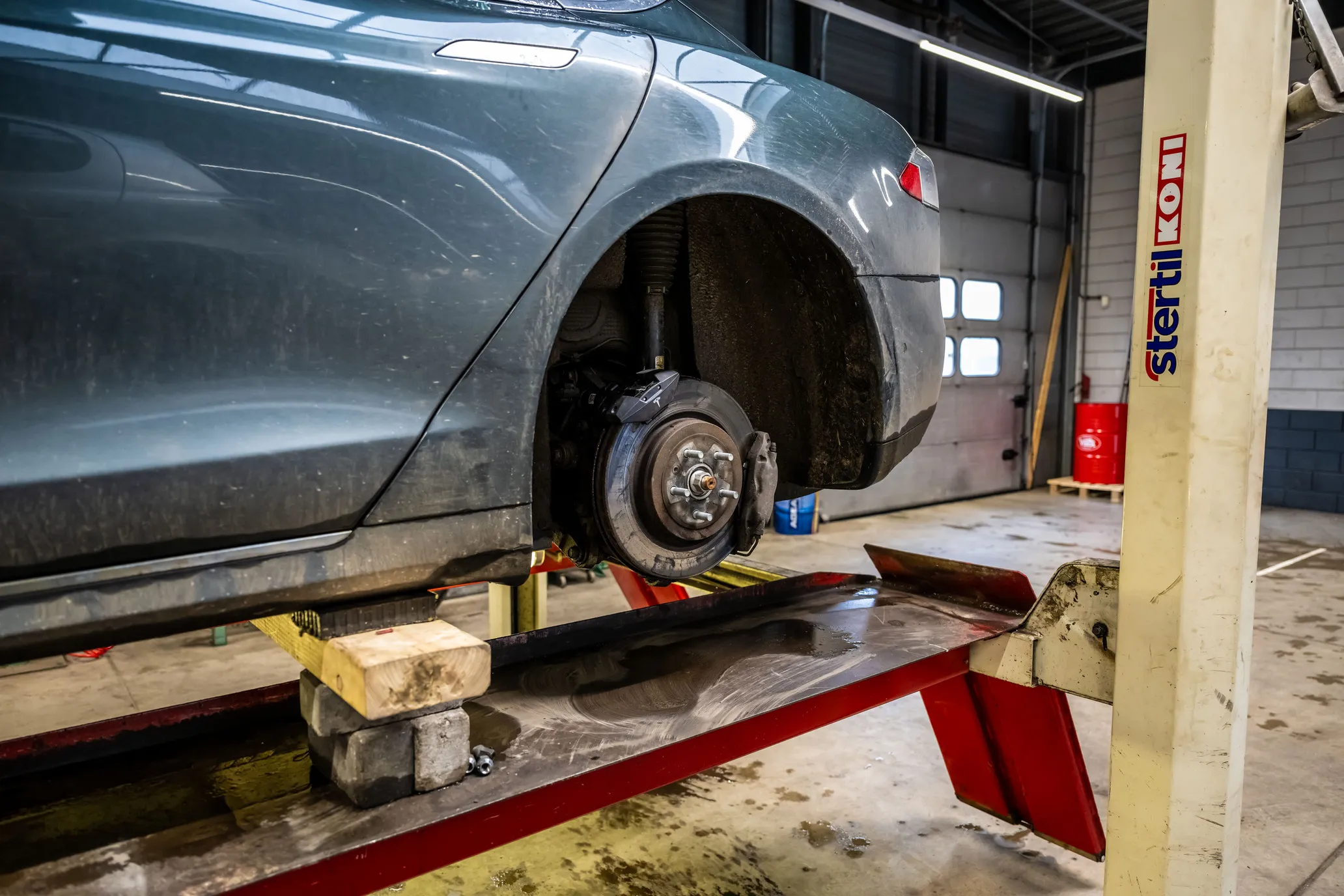 remmen op een ev auto